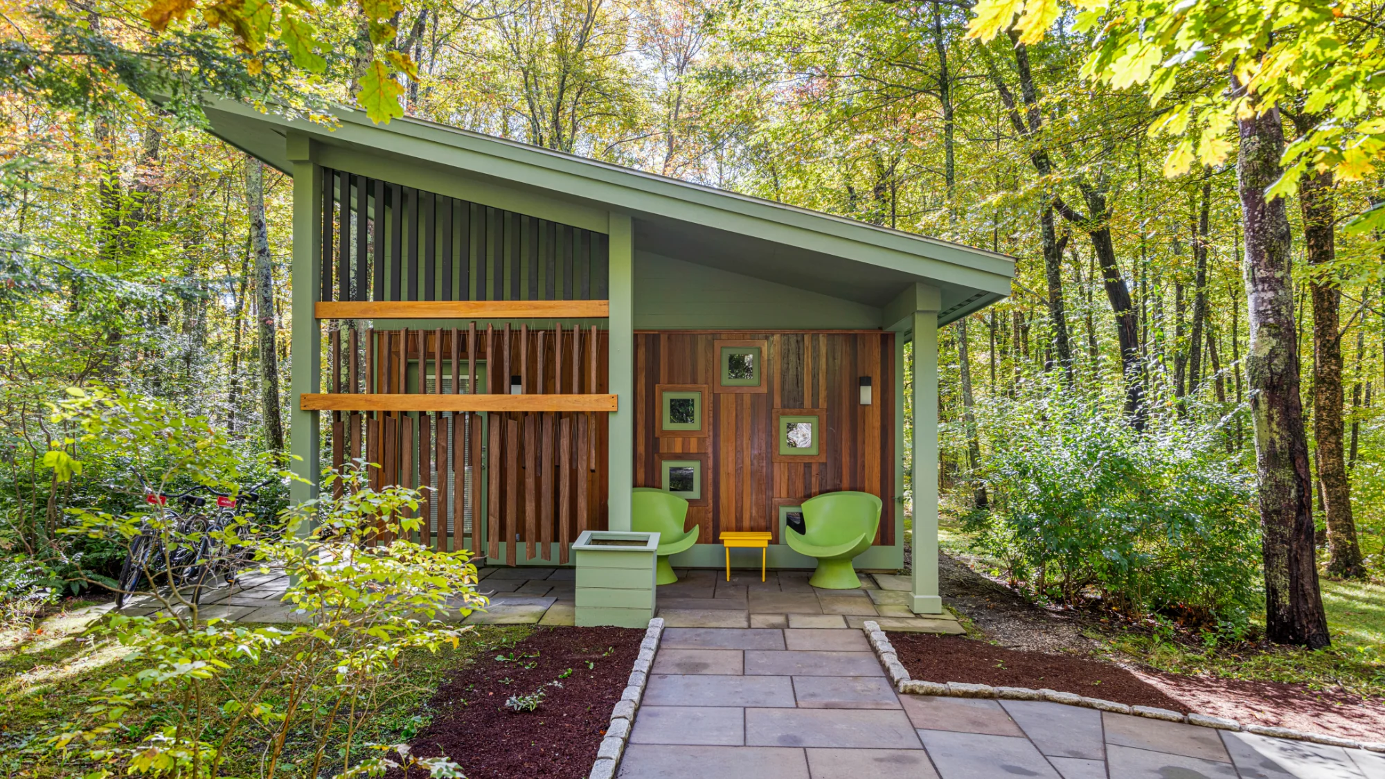 Exterior of the Greenhouse Cottage at Winvian Farm